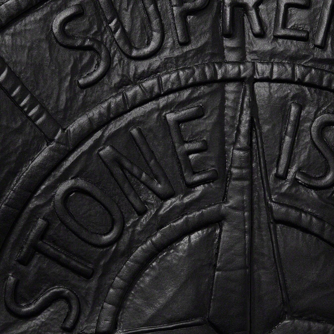 Supreme®/Stone Island® Hand-Painted Hooded Shearling Jacket view 2